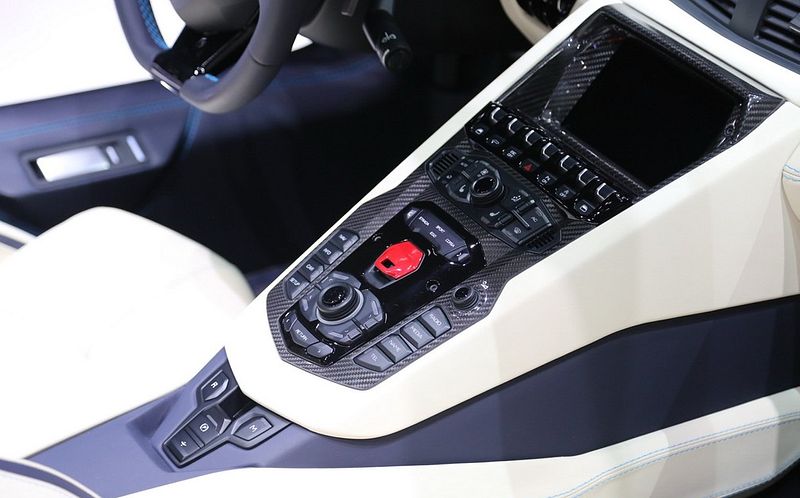 Lamborghini Aventador - Interior photos of.