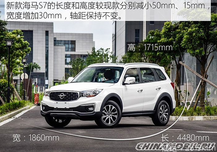Haima S7: Body size Haima S7: Body size